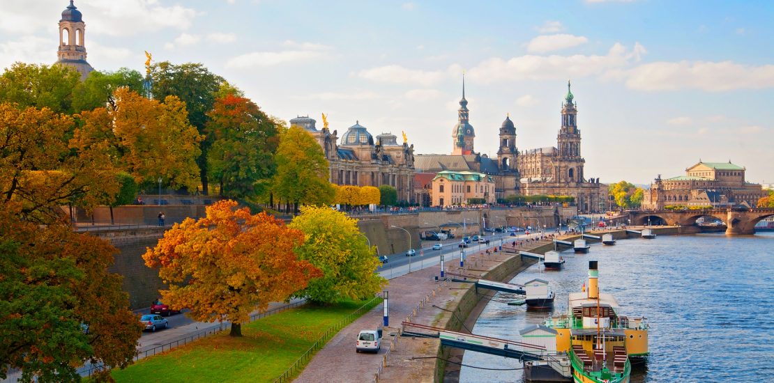 Blick in den Stadtteil Dresden Innere Altstadt Magan